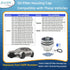 15620-31060 Oil Filter Housing Cap + Plug For Toyota 2007-2022 Camry 2010-2022 4Runner 2005-2022 Avalon Fj Cruiser RAV4 And Lexus RX330 Oil Filter...
