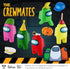 P.M.I. Crewmate Figures | 5 Toys Out of 16 Collectibles in 1 Pack | Merch Incl. The Peeled and The Clogged | 1 Hidden Impostor | Mini Toys with 3 ...