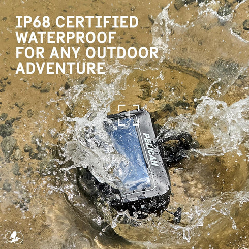 Pelican Marine Waterproof Sling Bag 2L - Crossbody Bag for Women/Men w/Detachable Adjustable Strap and Touchscreen Compatible Phone Compartment - ...