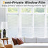 Haton Window Privacy Film, Frosted Glass Window Film, Non-Adhesive Removable Static Cling Window Clings, UV Blocking Window Stickers, Opaque Decor...