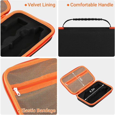 Hard Carrying Storage Case for Klein Tools ET310 AC Circuit Breaker Finder & RT250 GFCI Receptacle Tester & 80041 Outlet Repair Tool Kit, Electric...