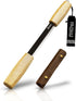 Draw Knife Woodworking Tool - Sharp & Ready 5.3 inch Debarking Knife with Leather Sheath, Easy to Use Straight Handles Draw Knife Debarking Tool, ...