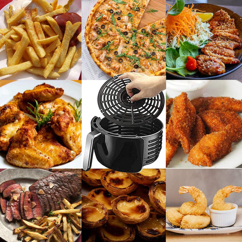 Air Fryer Replacement Grill Pan For Power Dash Chefman 5QT Air Fryers Crisper Plate,Air fryer Grill Plate,Non-Stick Fry Coating Pan,Dishwasher Saf...