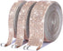 Champagne Crystal Diamond Ribbon - 3 Rolls x 6.6 Yards, Self-Adhesive Rhinestone Ribbon for DIY Arts & Crafts, Phone & Car Decoration...