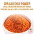 Guajillo Chile Powder Ground (4oz) – Natural and Premium. Great For Chili, Sauces, Stews, Salsa, Meat Rubs, Enchiladas, Mole and Tamales. Tangy Sp...