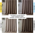 HPD Half Price Drapes - Faux Linen Curtains for Living Room (1 Panel) - 50W X 84L - Textured Room Darkening Curtains for Bedroom 84 Inches Long - ...