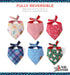 Dog Bandanas, Pet Bandanas for Dogs - Puppy Bandana, Reversible Scarf, Soft & Breathable, Dog Scarf for Medium & Large Dogs...