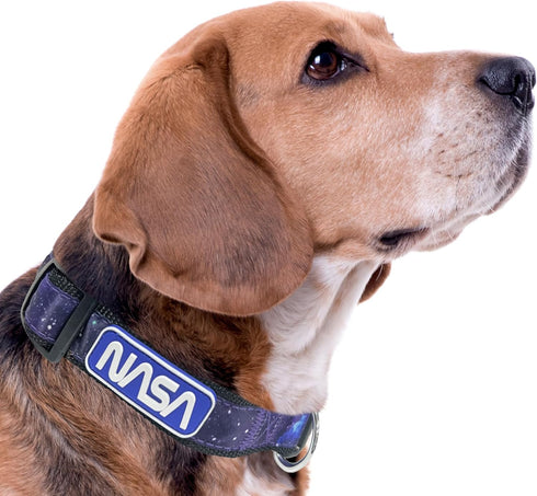 NASA PET Collar Dog Collar, Size Small Space Collar for Dogs & Cats. A Shiny & Colorful Cat Collar & Dog Collar with The NASA Logo and Design...