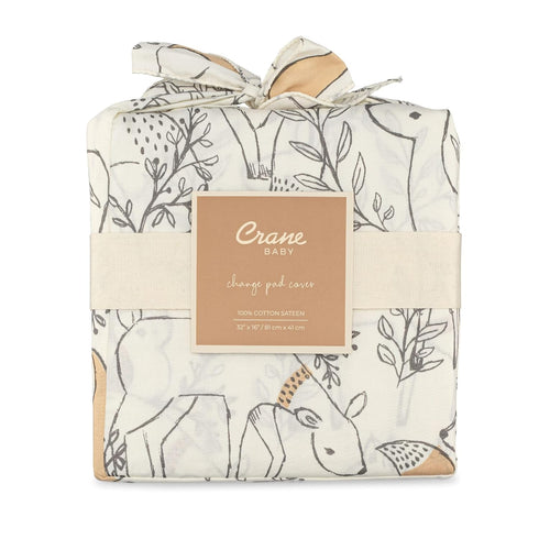 Ezra Woodland Change Pad Cover (Fox Print)...