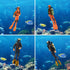 2 Pack Fish Tank Decorations Little Diver Decorative Ornament Floating Pendant for Creative Fish Tank Accessories, Aquarium Decorations, Marine La...