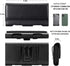 Mopaclle iPhone 15 Pro Max, Galaxy S24 Plus Leather Holder Case with Belt Clip & Pouch Cover (Fits with Phone Commuter Case on)...