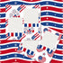 Whaline 40 Sheets Patriotic Pattern Paper Star Fireworks Stripe Scrapbook Specialty Paper 4th of July Double Sided Craft Paper for Independence Da...