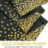 Gexolenu 4 Pack Black and Gold Plastic Tablecloth for Rectangle Tables(54" x 108"), Party Table Cover for Birthday, Table Cloths for Graduation, R...