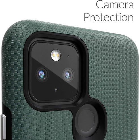Crave Pixel 5 Case, Dual Guard Protection Series Case for Google Pixel 5 - Forest Green...