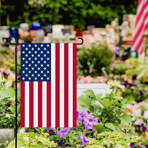 American Garden Flags 12x18inch Double Sided Home Decorative House Yard Decor Sign Outside Decorations Seasonal Outdoor Small Flag (USA-garden fla...