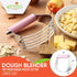 Spring Chef Large Dough Blender For Baking, Professional Dough Cutter Tool, Stainless Steel Puff Pastry Cutter Tool, Manual Dough Mixer, Dishwashe...