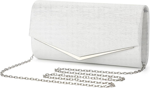 Women’s Evening Clutch Bag Elegant Cocktail Bridal Handbag Wedding Party Purse...