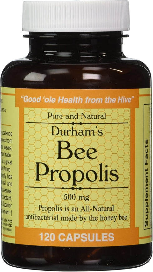 Durham's Bee Propolis 500mg 120 Capsules...