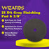 Wizards Buffing Pads (21 DA Gray Wax/Finishing Pad) 6 3/8" x 7/8"...