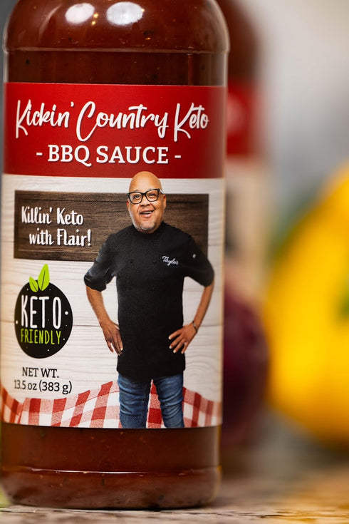 Kickin Country Keto BBQ Sauce (Traditional)...