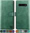 SUANPOT for Samsung Galaxy S10+/S10 Plus 6.4” with RFID Blocking Wallet case Credit Card Holder,PU Leather Flip Folio Book Phone case Cover Women ...