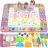 Aqua Water Doodle Mat - Kids Drawing Mat Toddlers Educational Toys for Age 3 4 5 6 7 8 Year Old Boys Girls Gifts - Neon Color Mat Doodle Board Wri...