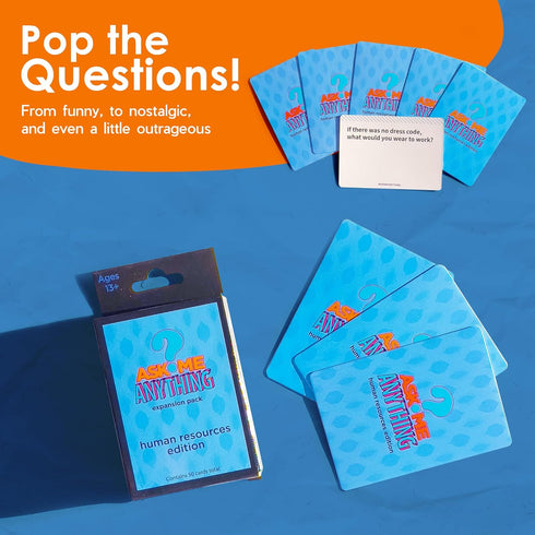 HR Edition - Ultimate HR Training & Team Building Card Game, Blue, 50 Cards...