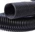 Gardner Bender FLX-3406B Split Flexible Tubing, ¾ x 6', Corrugated Wire Loom, Black...