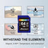 MMOMENT SDXC Card 64GB Compatible with Camera, PC, UHS-I, U1, V10, Class 10, Read Speed Up to 98 MB/s,Write Speed Up to 30MB/s...