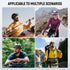 NEEWER Head Strap Mount for Action Camera, Magnetic Quick Release Head Mounted Head Belt Mount Compatible with GoPro Hero 12 11 10 9 8 DJI Osmo In...