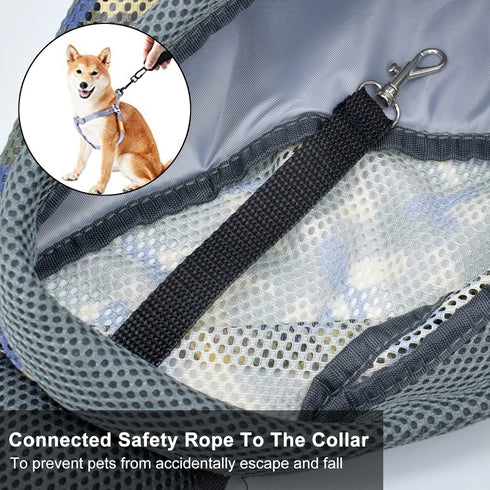 Cuby Pet Dog Sling Carrier for Small Dogs Cats Breathable Mesh Travel Safe Sling Bag Carrier for Dogs Cats Puppy (L, Camouflage)...