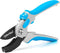 Anvil Pruning Shears - 8" Garden Shears Pruning, Heavy Duty Garden Clippers Handheld with Blue Adjustable Grip, Gardening Pruners Tool for Trimmin...