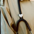 2 Pack Spark Bling Love Heart Stethoscope Charms, Custom Stethoscope Id Name Tag Charm, Silvery RN Nurse Stethoscope Charm for Littman and More (S...