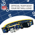 NFL CAT Collar Los Angeles Rams Satin Cat Collar Football Team Collar for Dogs & Cats. A Shiny & Colorful Cat Collar with Ringing Bell Pendant...