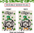 St Patricks Day Garden Flag Golden Doodle Dog Shamrocks Clovers Vertical Double Sided Holiday Outdoor Yard Decor 12.5 x 18 Inch...