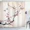 Ambesonne Nature Shower Curtain, Flowers Buds Birds with Cherry Branches Style Art Painting Effect, Cloth Fabric Bath Decoration for Bathroom Hous...