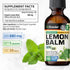 BIO KRAUTER Lemon Balm Leaf Extract - Vegan Melissa Lemon Balm Tincture for Calmness Support - Sugar & Alcohol-Free - 2 Fl. Oz....