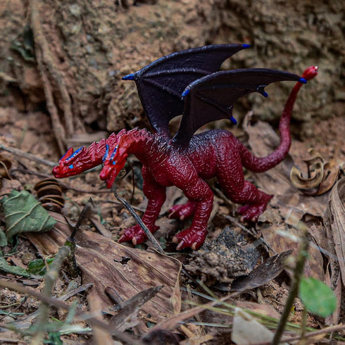 SIENON 5" & 3" Dragon Toy Figures - 10 Pack Assorted Mythical Figurines for Cake Toppers & Party Favors...