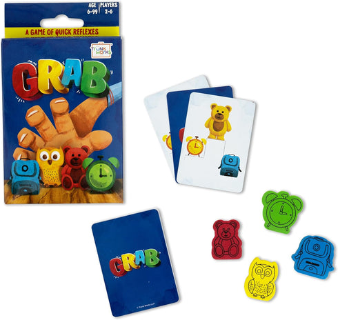 Grab - A Game of Quick Reflexes for Kids by Trunkworks | Fun Family Card Game for Kids Ages 6 + years | Develops Reflex, Hand Eye Coordination, Fo...