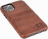 Dockem Wallet Case for iPhone 11 Pro: Built-in Metal Plate for Magnetic Mounting & 2 Credit Card Holder Slots (5.8" Exec M2, Synthetic Leather, Br...