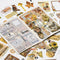 200 PCS Aesthetic Nature Stickers Vintage Scrapbook Supplies Ephemera Kit Butterfly Floral Aesthetic Stickers for Journaling Art Scrapbooking Bull...