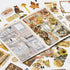 200 PCS Aesthetic Nature Stickers Vintage Scrapbook Supplies Ephemera Kit Butterfly Floral Aesthetic Stickers for Journaling Art Scrapbooking Bull...