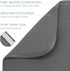 S&T INC. Dish Drying Mat, 16” x 18”, Absorbent Microfiber Kitchen Counter Mat, Dish Drying Pad for Dishes, Utensils, Pots and Pans, Large, Charcoa...