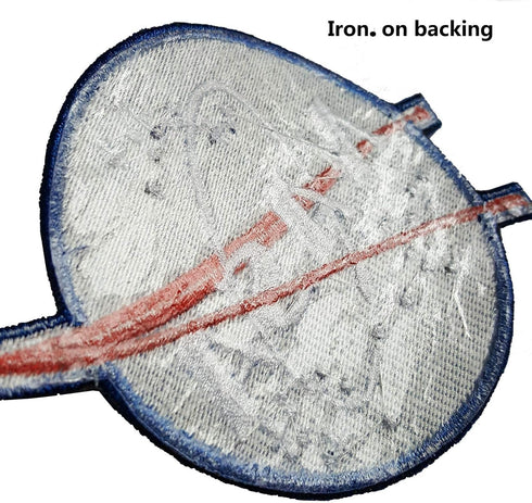 Lightbird NASA Patches 6 Pieces,Embroidered Iron. On/Sew On Space Patches,US Flag Patch (Iron on/Heat Transfer Backing) 1...