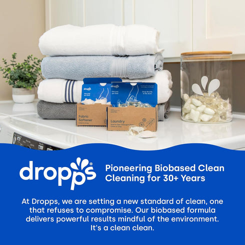Dropps Sensitive Skin Laundry Detergent Pods: Fresh Air | 64 Count | HE Compatible + All Washers | Cold Wash + All Temperatures | Low Waste Packag...