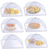 (6 Pack) ESFUN Food Net Covers for Outside, 17"x 17" Large Outdoor Food Cover Mesh Screen Tents Umbrella Fly Food Covers for Picnics, Parties, BBQ...