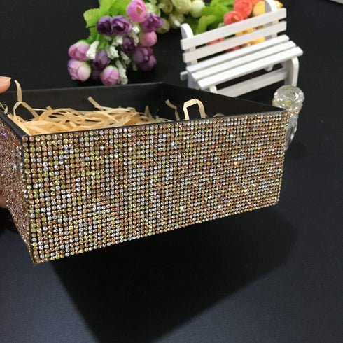 Locacrystal Bling Rhinestone Sticker DIY Car Decoration Stickers Self-Adhesive Hotfix Glitter Crystal Gem Sheet Sticker for Car&Craft Decoration w...