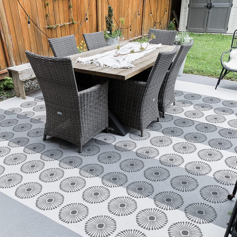 2Pcs Reusable Tile Stencils 12x12, Concrete Stencils Patterns, Concrete Stencils for Patio, Large Stencils for Painting Floors, Wall Stencils for ...