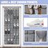 Over the Door Shoe Organizers 35 Mesh Pockets Hanging Shoe Organizer Shoe Rack for Closet Entryway Bedroom Bathroom Pantry Shoe Holder for Men Sne...