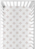 Sweet Jojo Designs Red and White Baby or Toddler Fitted Crib Sheet for Baseball Patch Sports Collection...